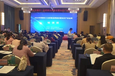全市工業(yè)質(zhì)量品牌建設暨知識產(chǎn)權運用培訓班開班